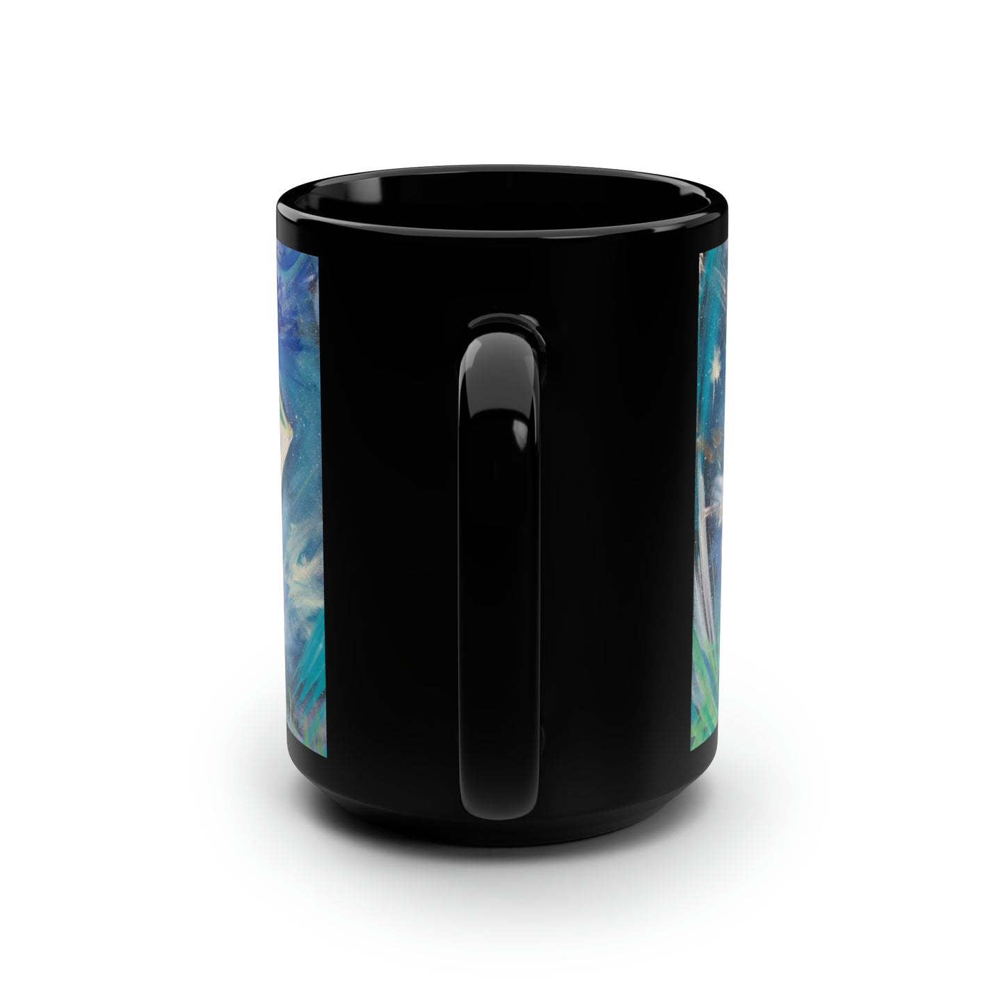 An Awakening Black Mug