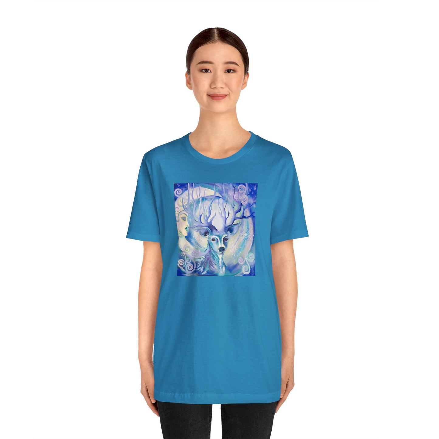 Blue Deer - Unisex Jersey Short Sleeve Tee