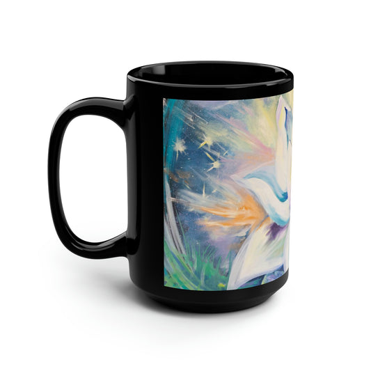 An Awakening Black Mug