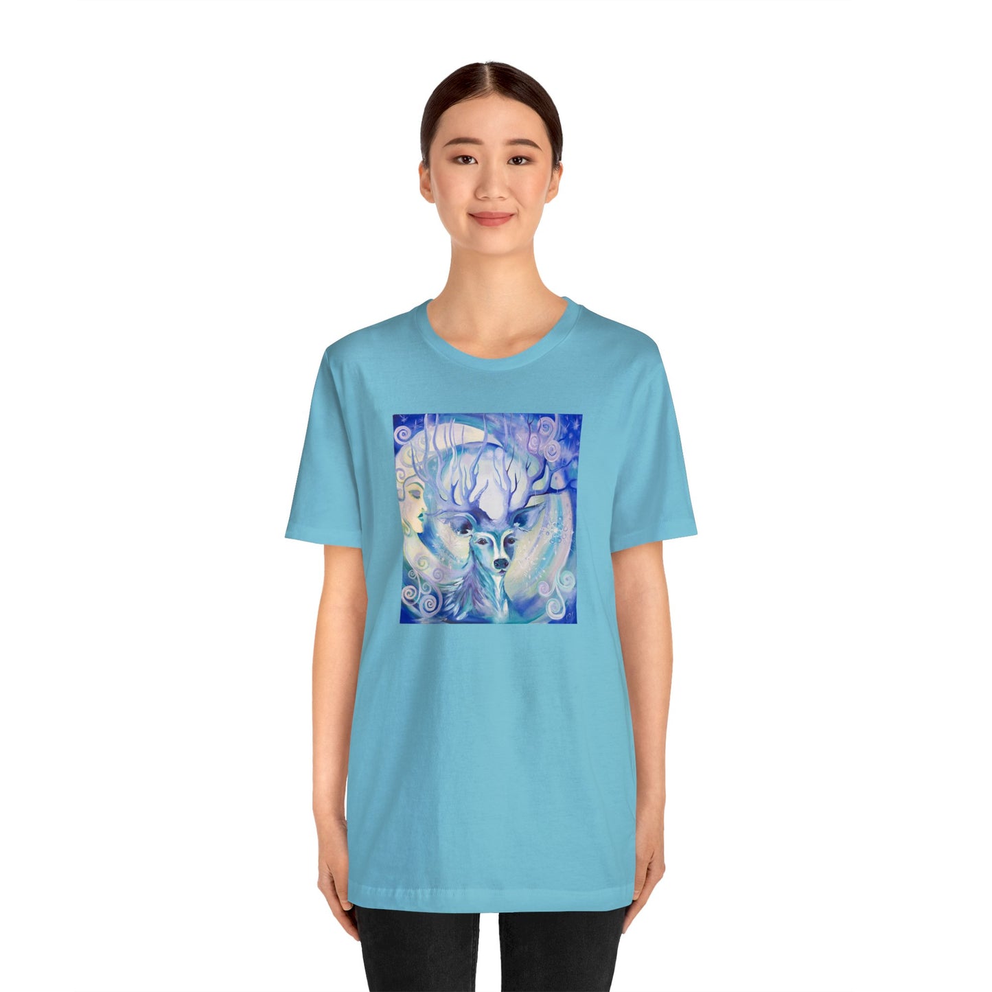 Blue Deer - Unisex Jersey Short Sleeve Tee