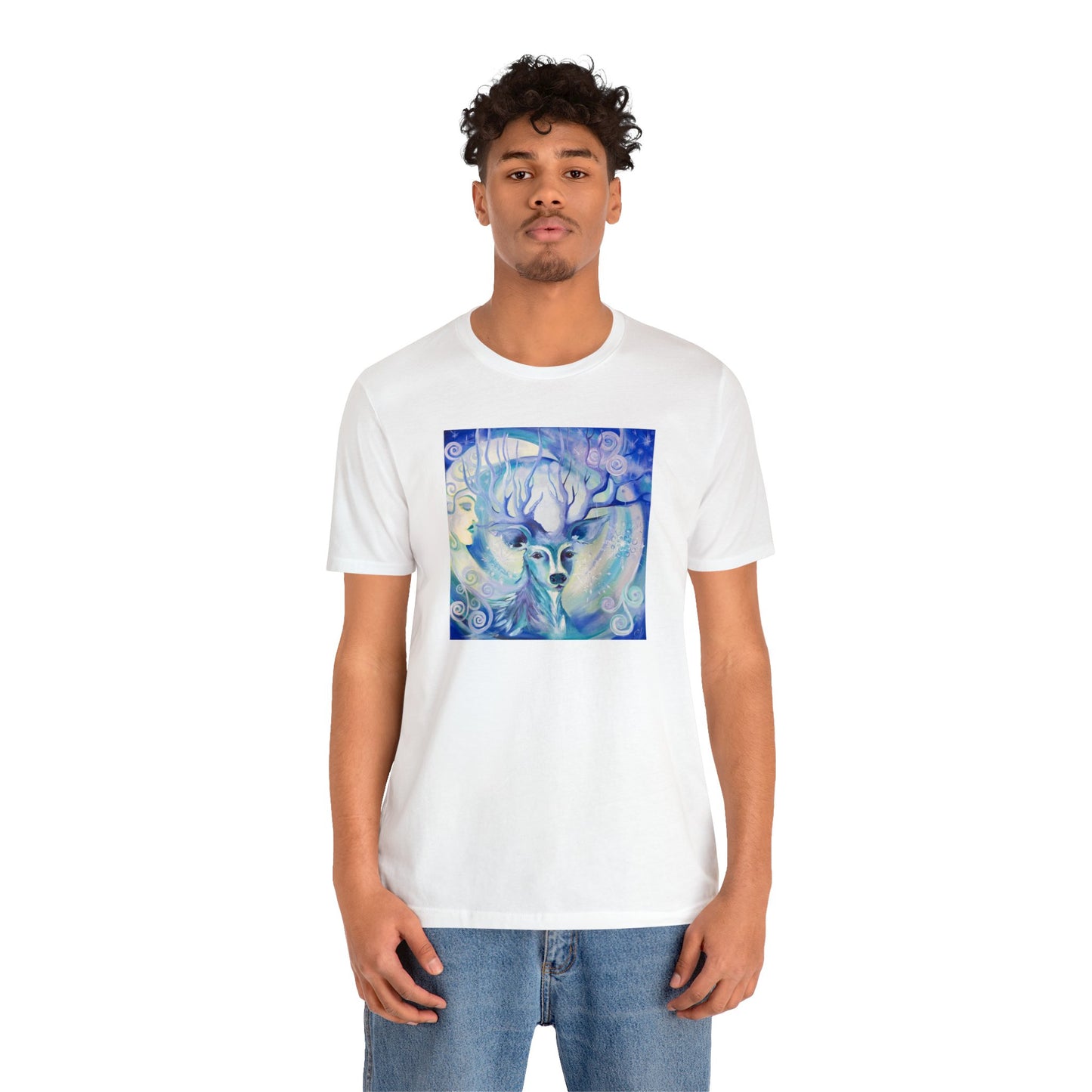 Blue Deer - Unisex Jersey Short Sleeve Tee