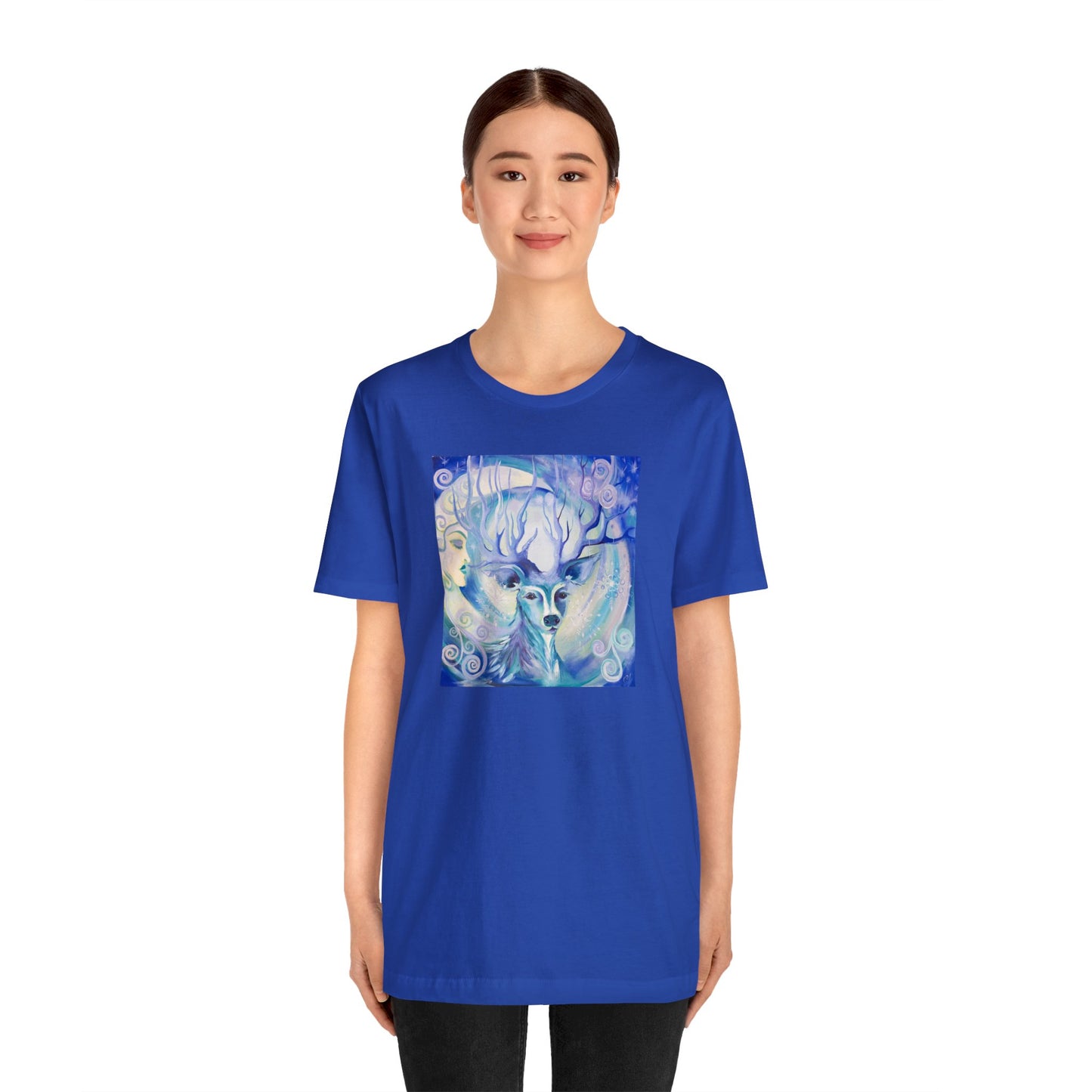 Blue Deer - Unisex Jersey Short Sleeve Tee