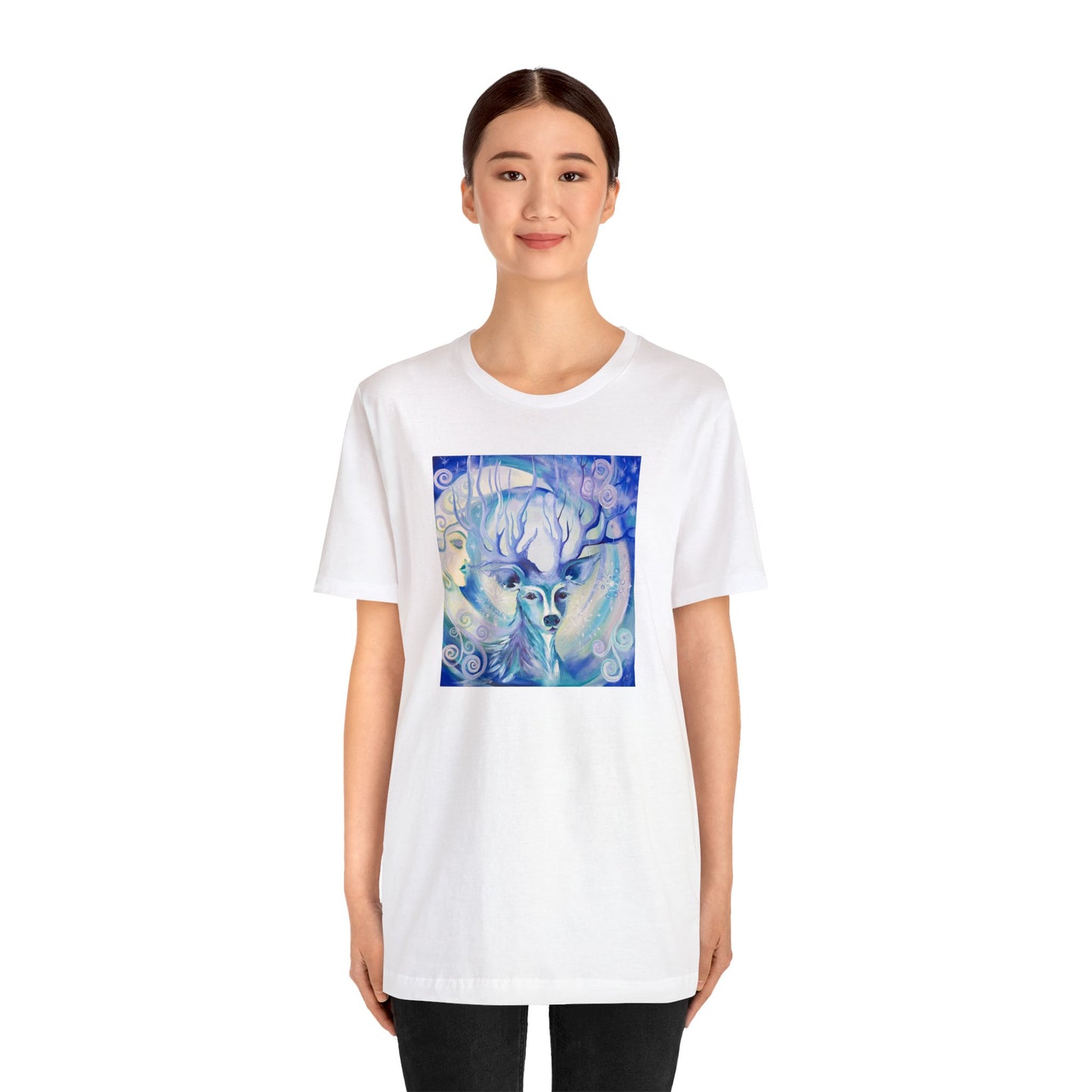 Blue Deer - Unisex Jersey Short Sleeve Tee