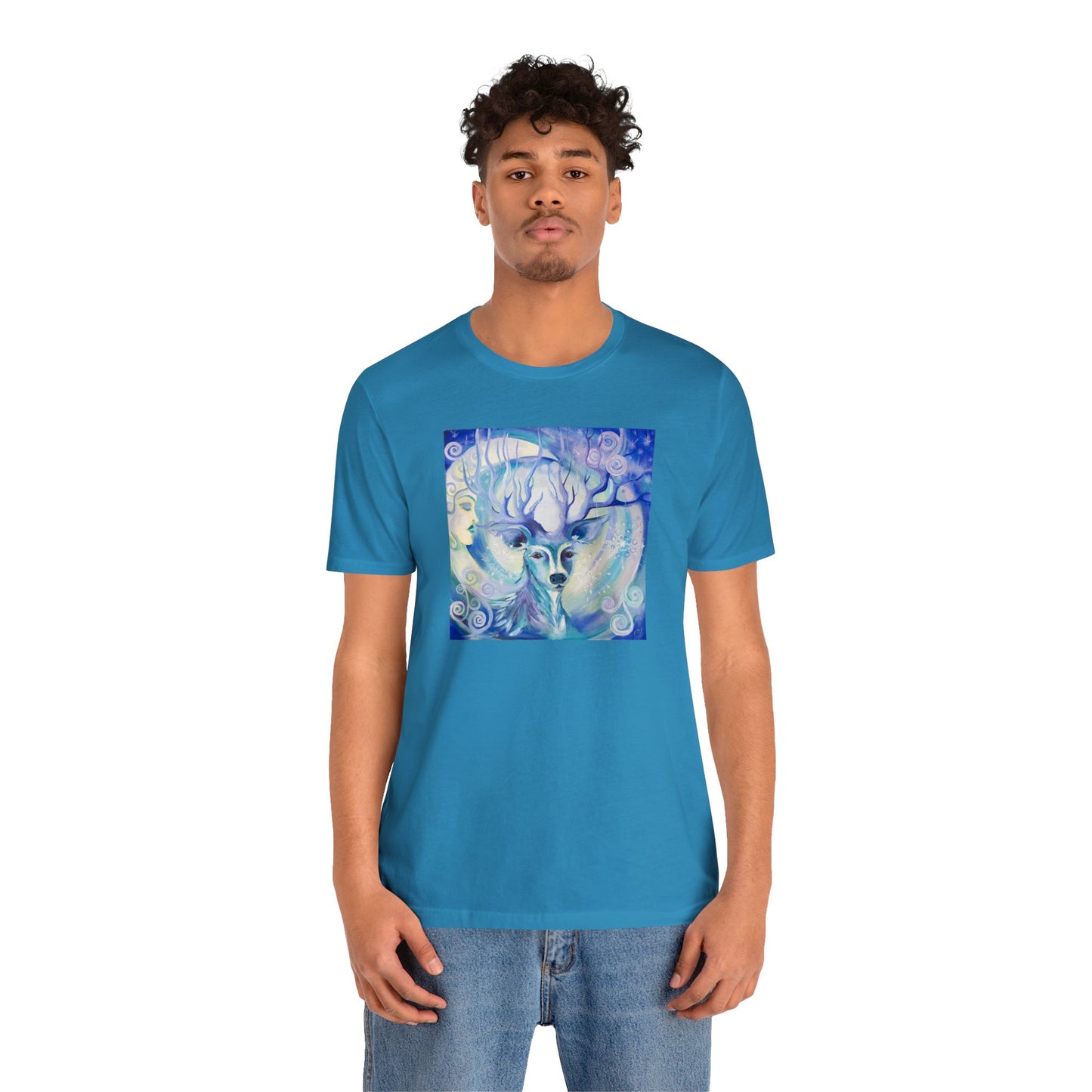 Blue Deer - Unisex Jersey Short Sleeve Tee