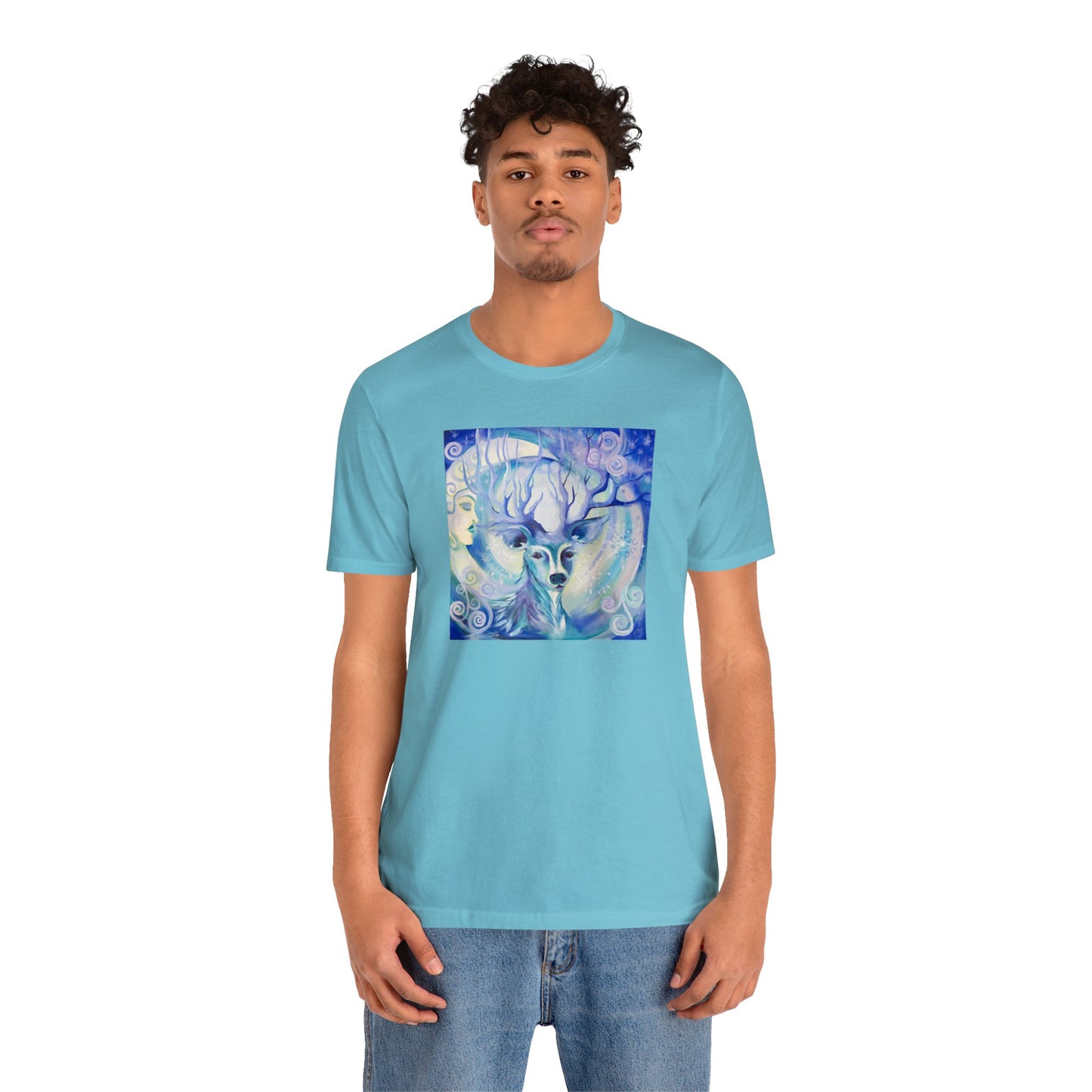 Blue Deer - Unisex Jersey Short Sleeve Tee